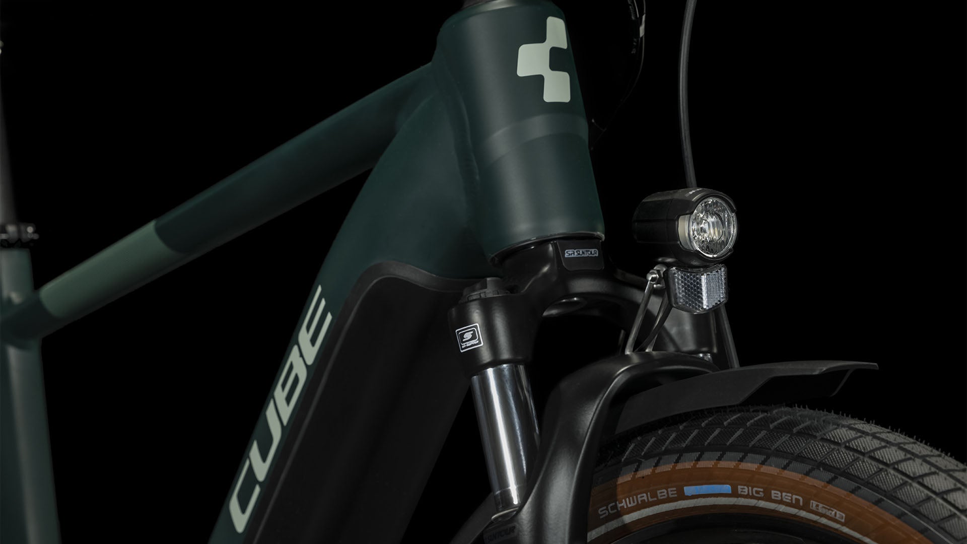 CUBE Touring Hybrid ONE 500 darkgreen´n´green