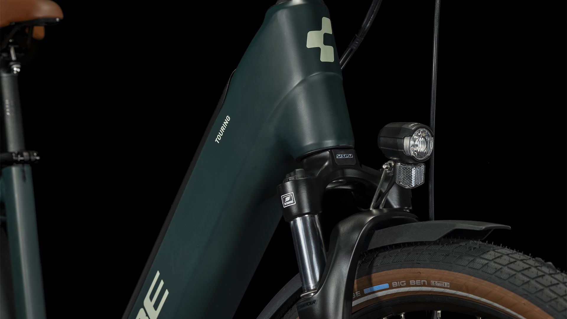 CUBE Touring Hybrid ONE 500 darkgreen´n´green Easy Entry