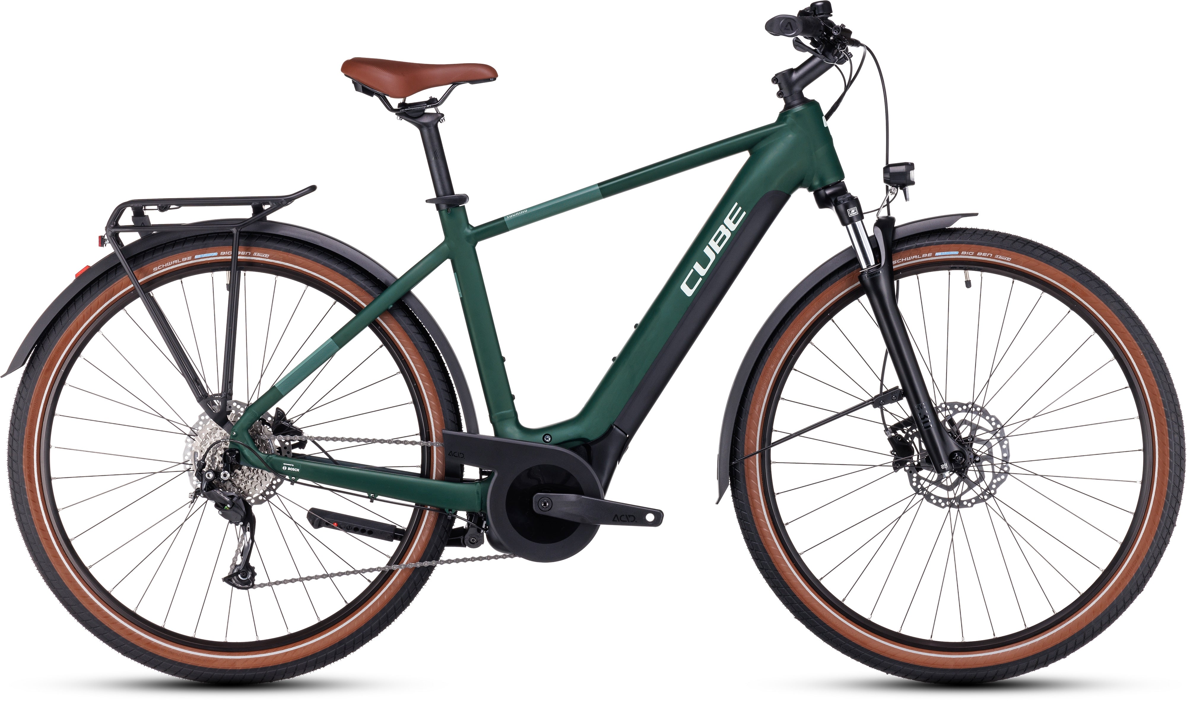 CUBE Touring Hybrid ONE 500 darkgreen´n´green