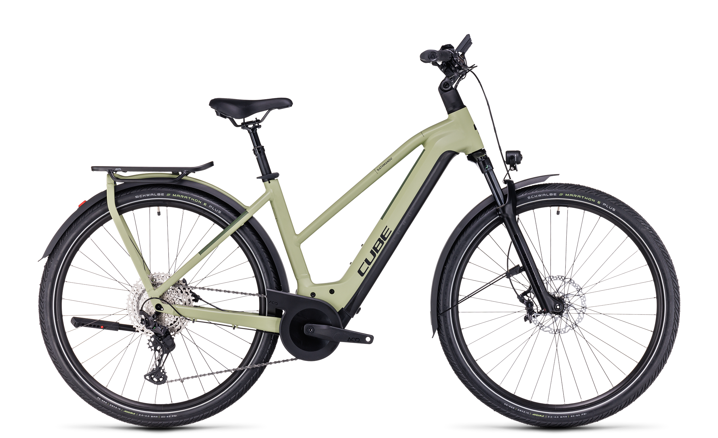 CUBE Kathmandu Hybrid SLX 750 green´n´olive Trapeze