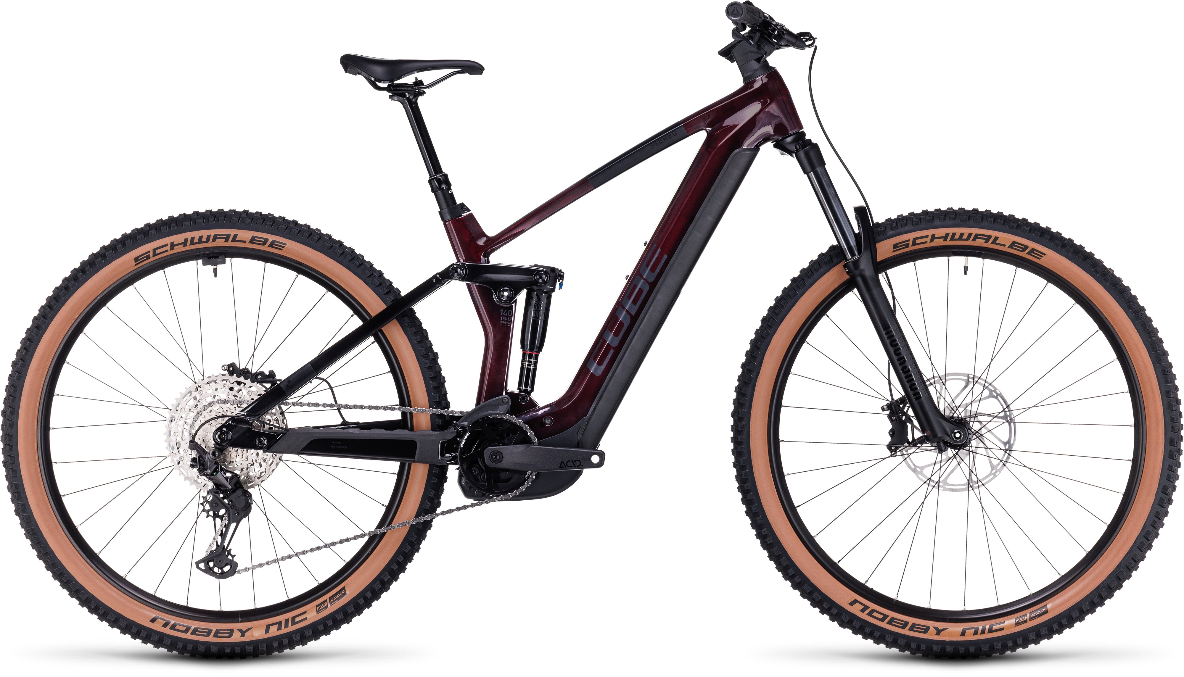 CUBE Stereo Hybrid 140 HPC Race 750 liquidred´n´black