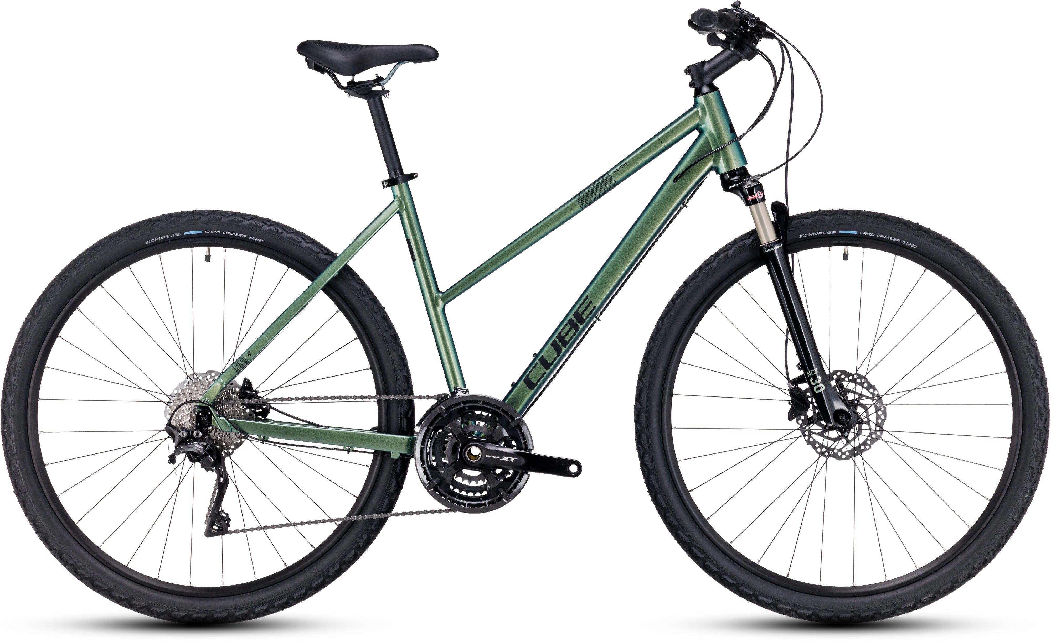 CUBE Nature EXC verde´n´black Trapeze