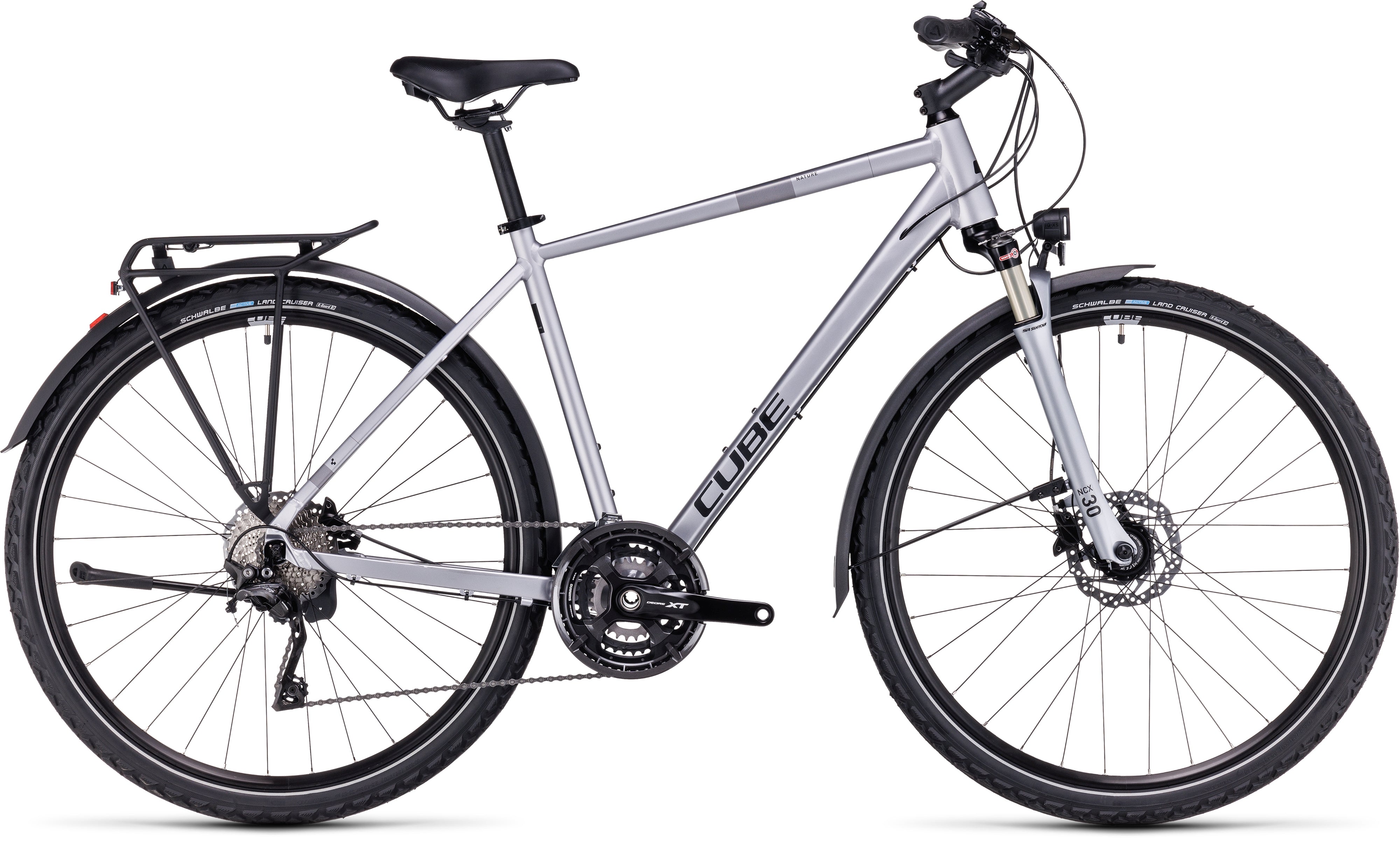 CUBE Nature EXC Allroad polarsilver´n´black