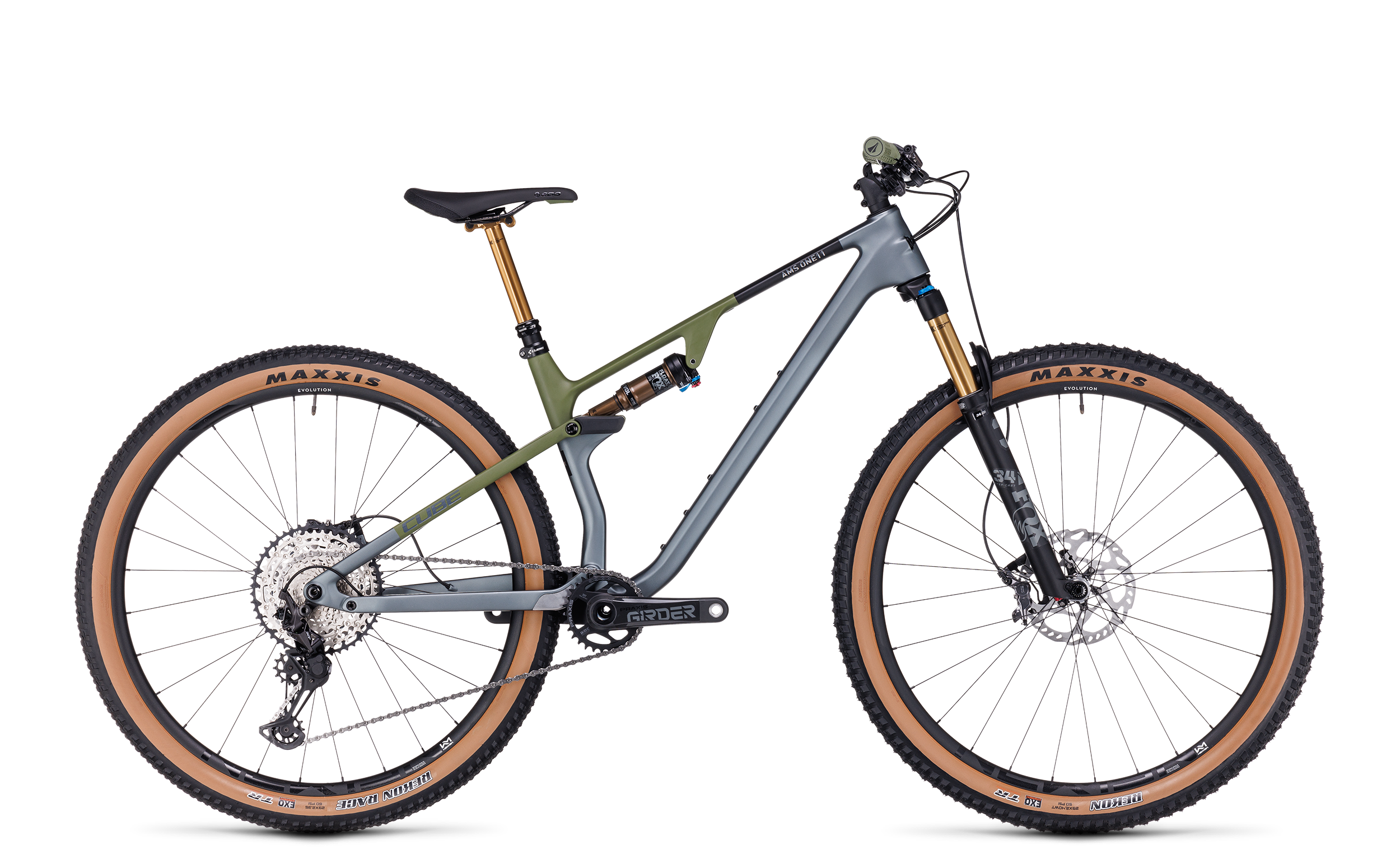 CUBE AMS ONE11 C:68X TM 29 flashgrey´n´olive