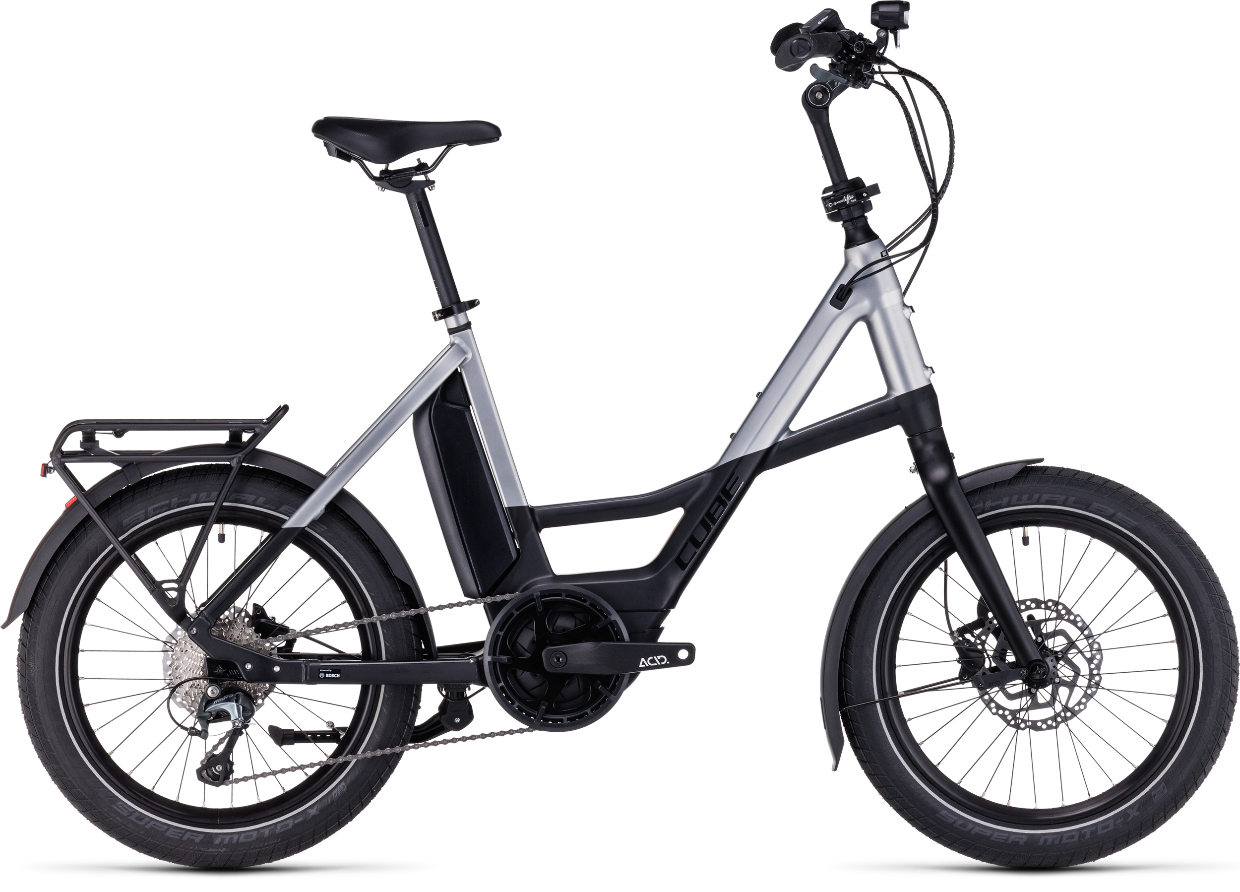 CUBE Compact Sport Hybrid 500 black´n´polarsilver