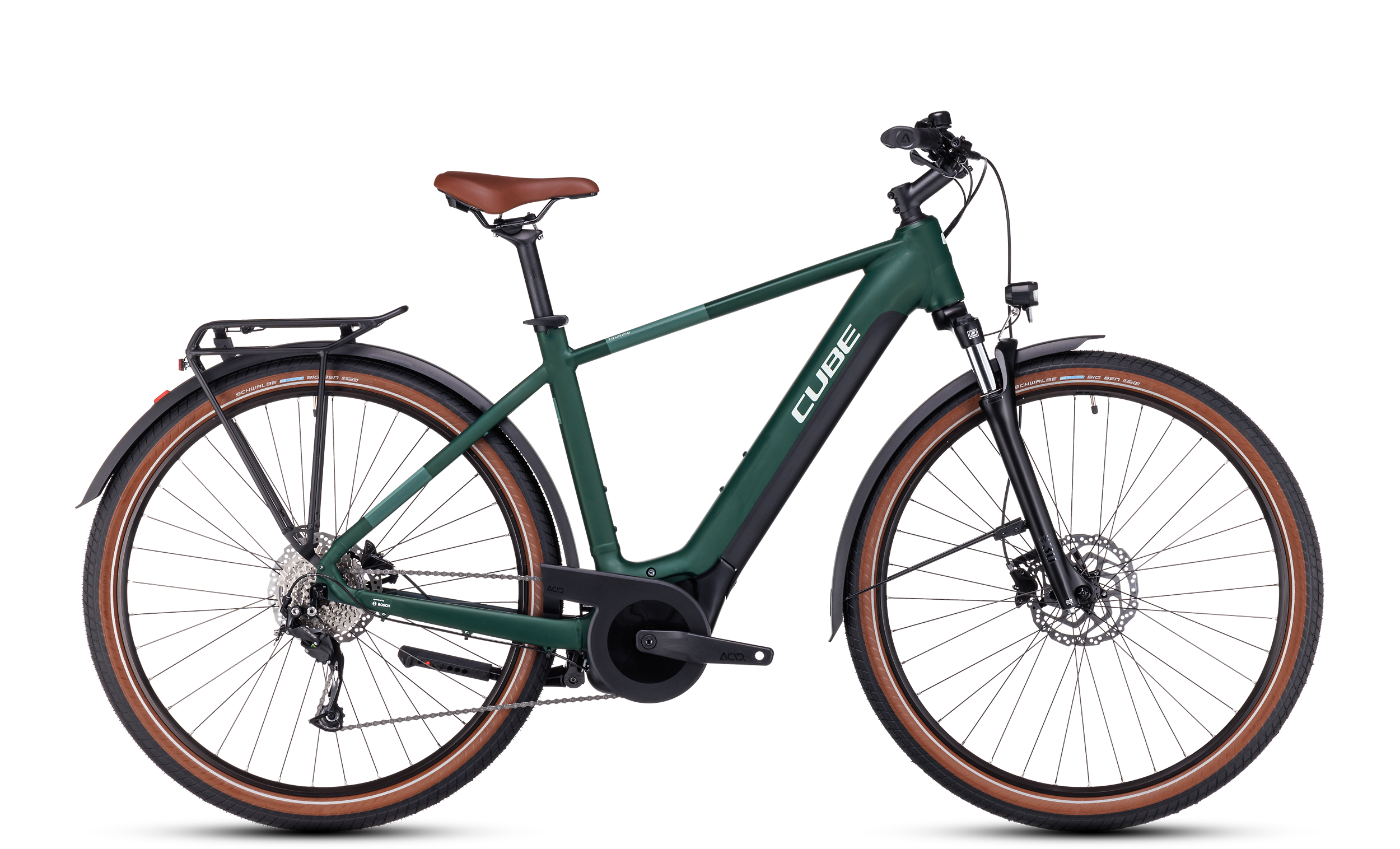 CUBE Touring Hybrid ONE 625 darkgreen´n´green