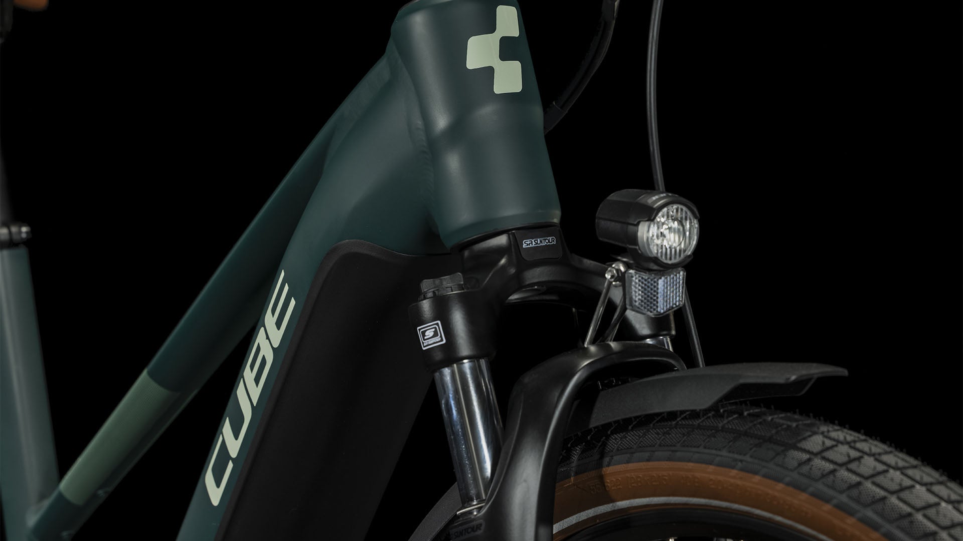 CUBE Touring Hybrid ONE 625 darkgreen´n´green