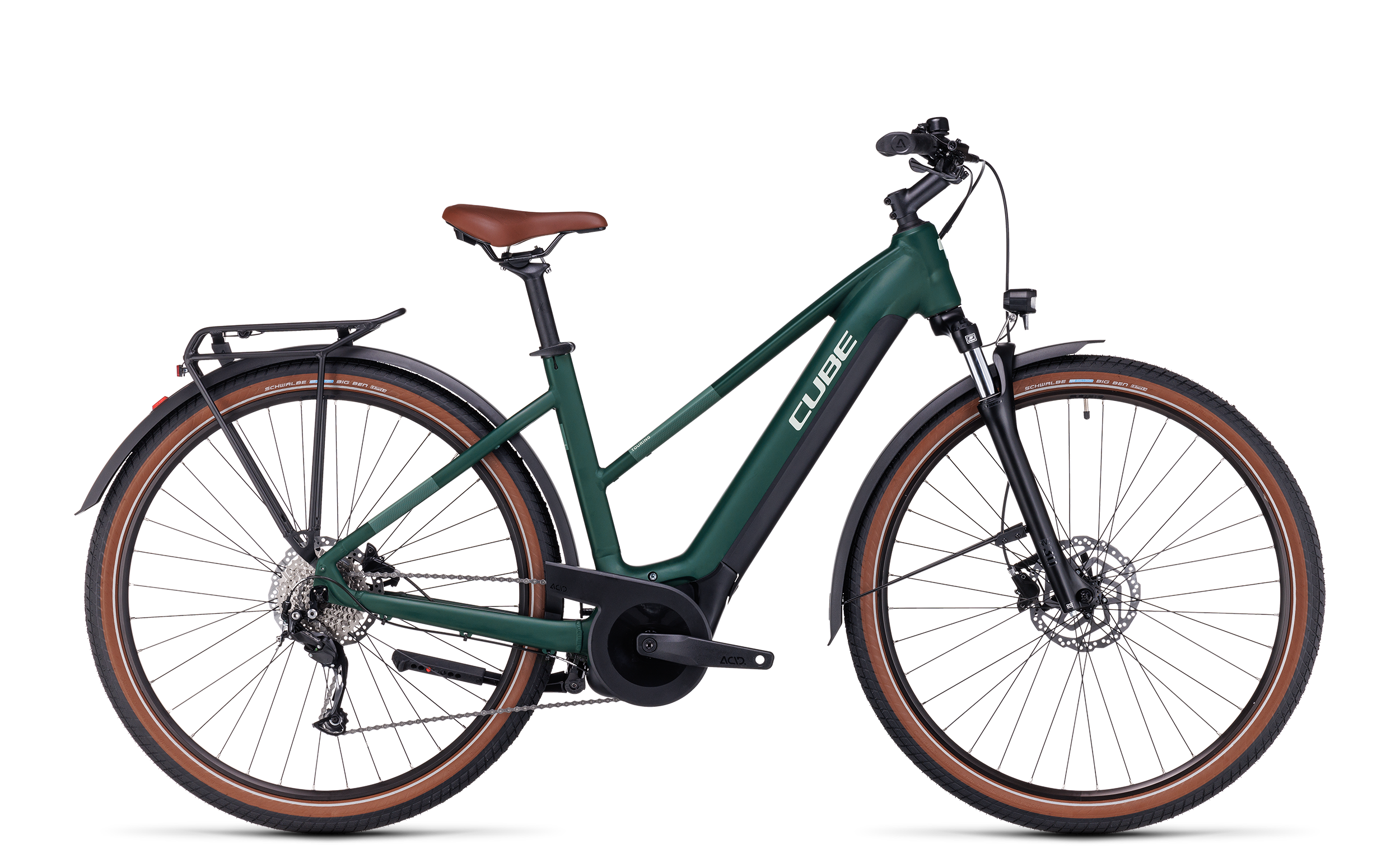 CUBE Touring Hybrid ONE 625 darkgreen´n´green