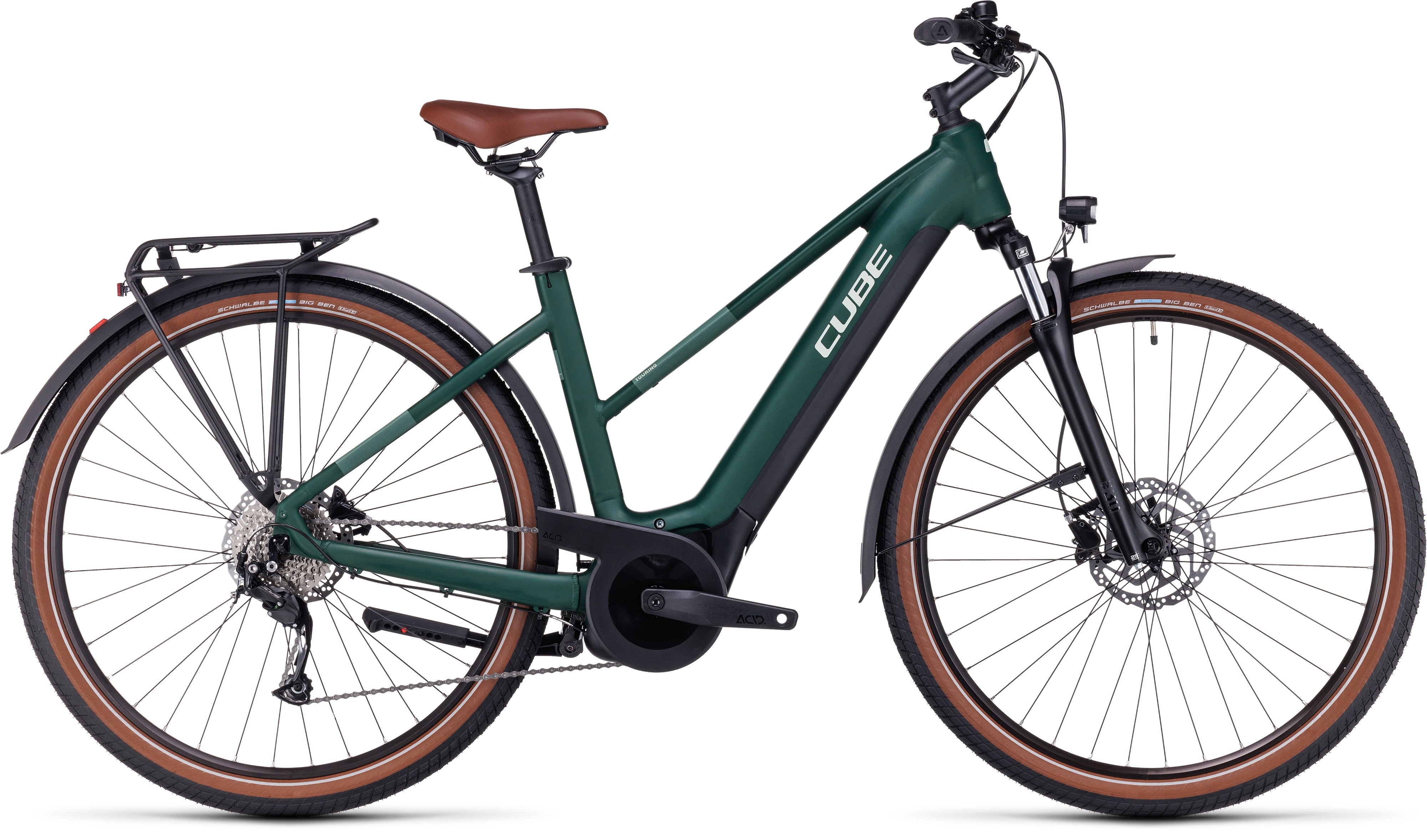 CUBE Touring Hybrid ONE 625 darkgreen´n´green