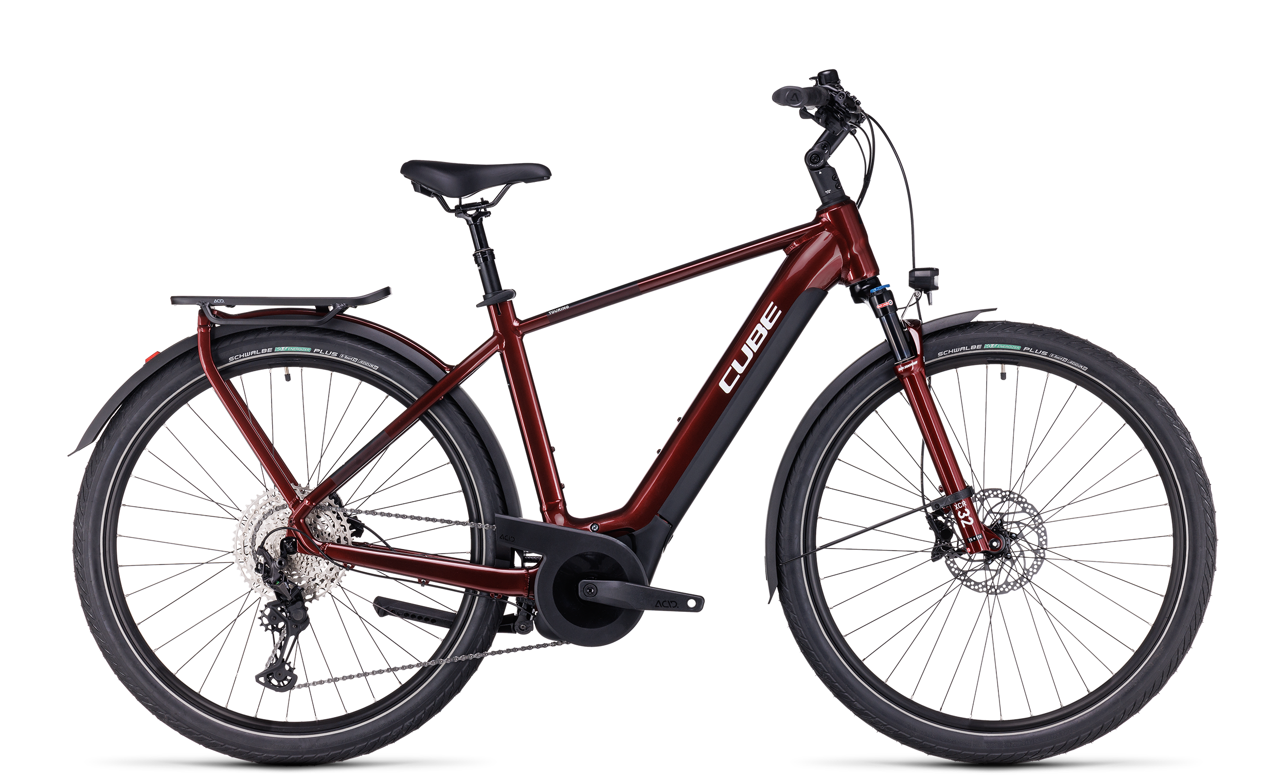 CUBE Touring Hybrid EXC 625 red´n´white