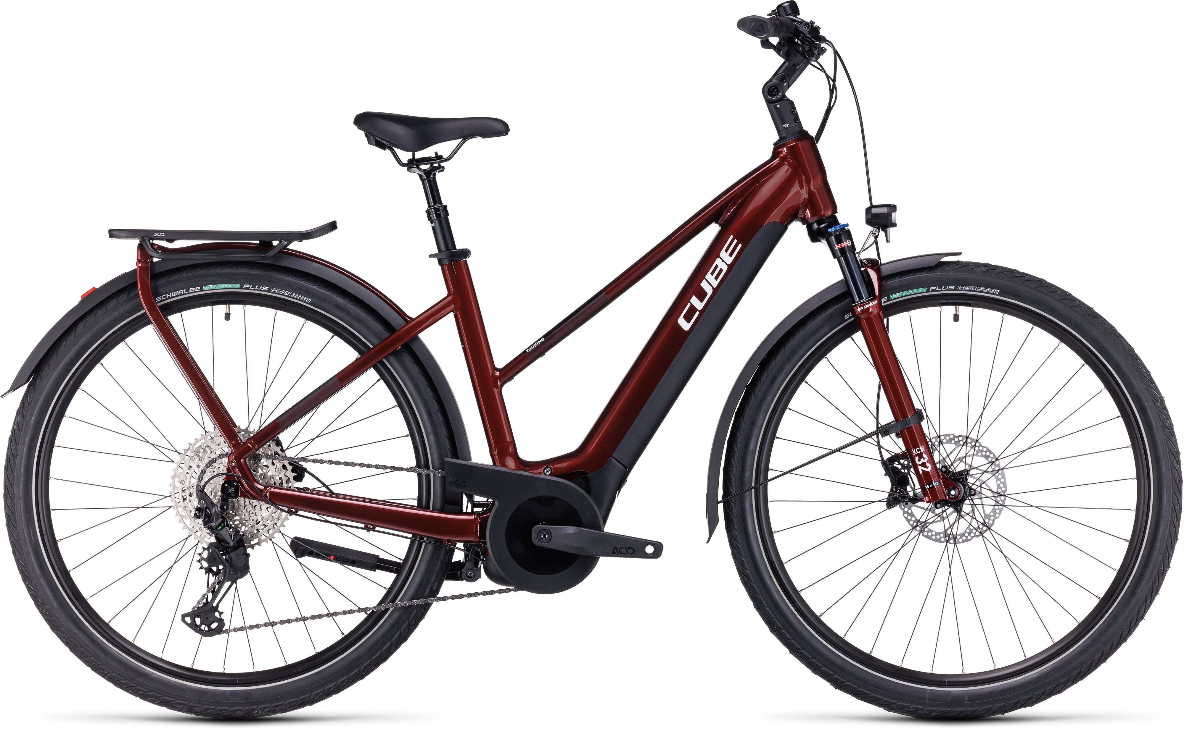 CUBE Touring Hybrid EXC 625 red´n´white