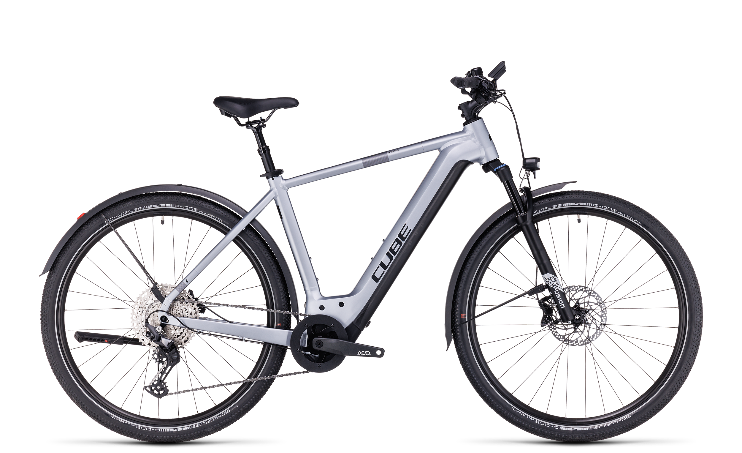 CUBE Nuride Hybrid EXC 750 Allroad polarsilver´n´black