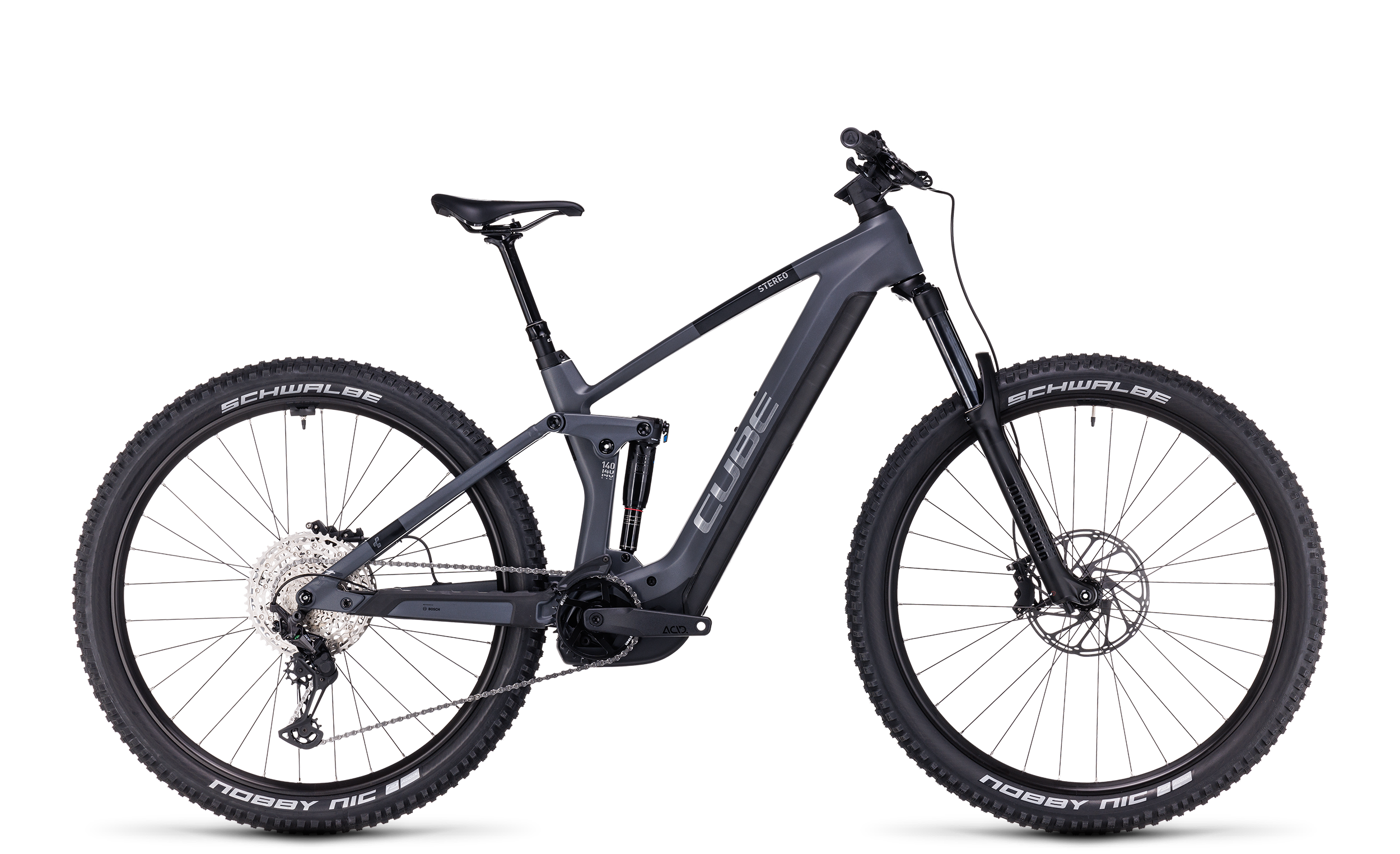 CUBE Stereo Hybrid 140 HPC Race 750 grey´n´chrome