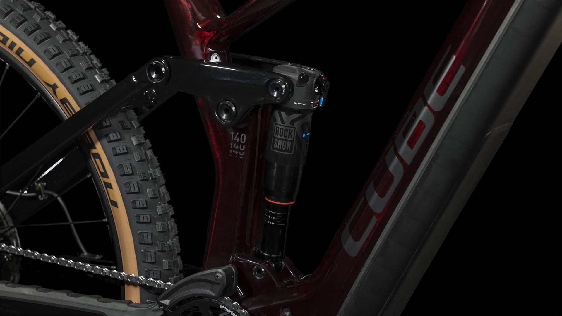 CUBE Stereo Hybrid 140 HPC Race 750 liquidred´n´black