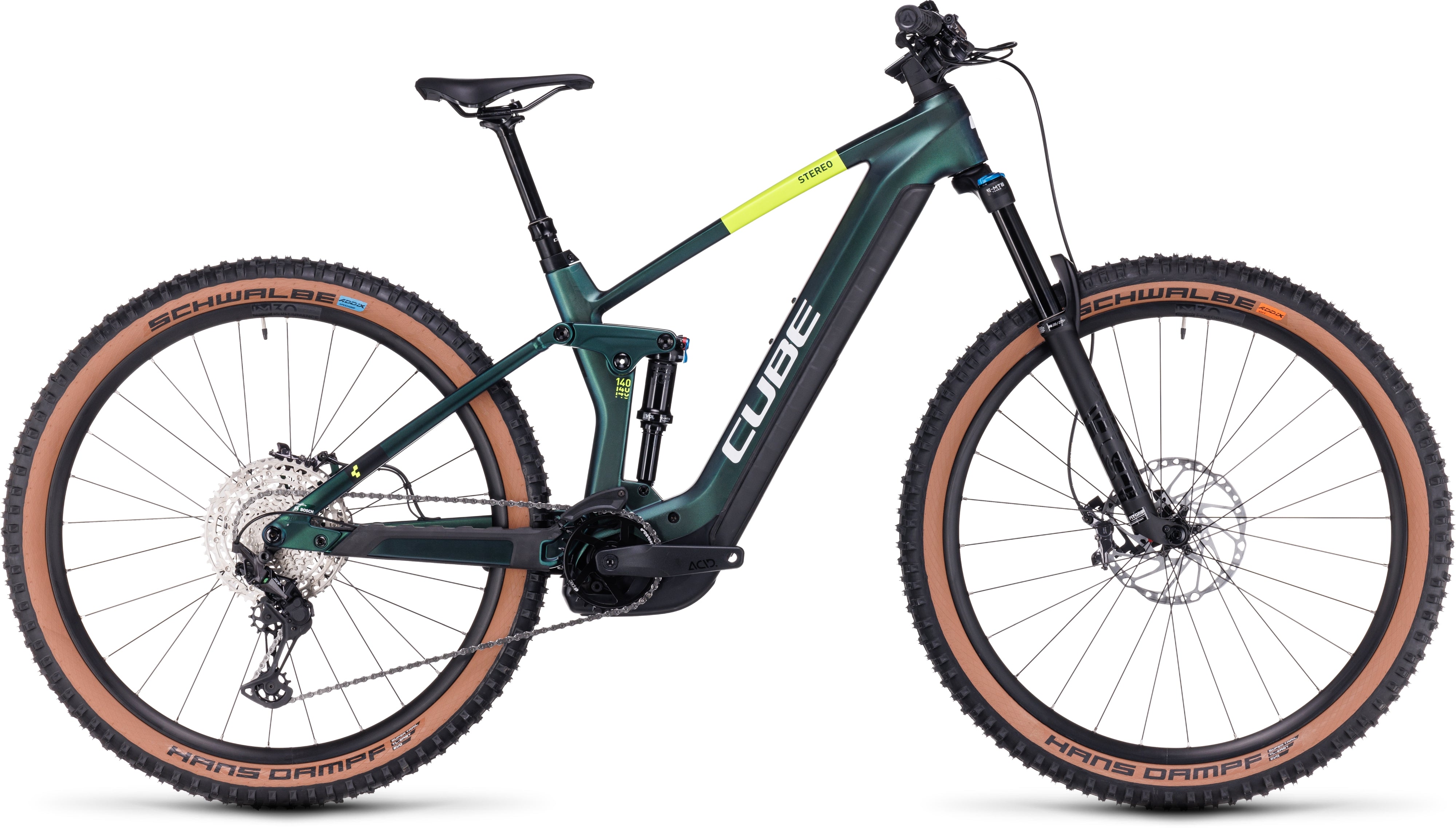 CUBE Stereo Hybrid 140 HPC SLX 750 goblin´n´yellow