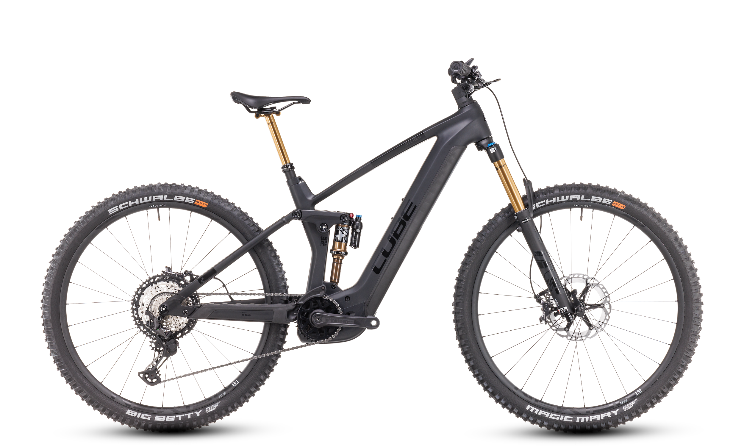 CUBE Stereo Hybrid 140 HPC Actionteam 750 carbon´n´black