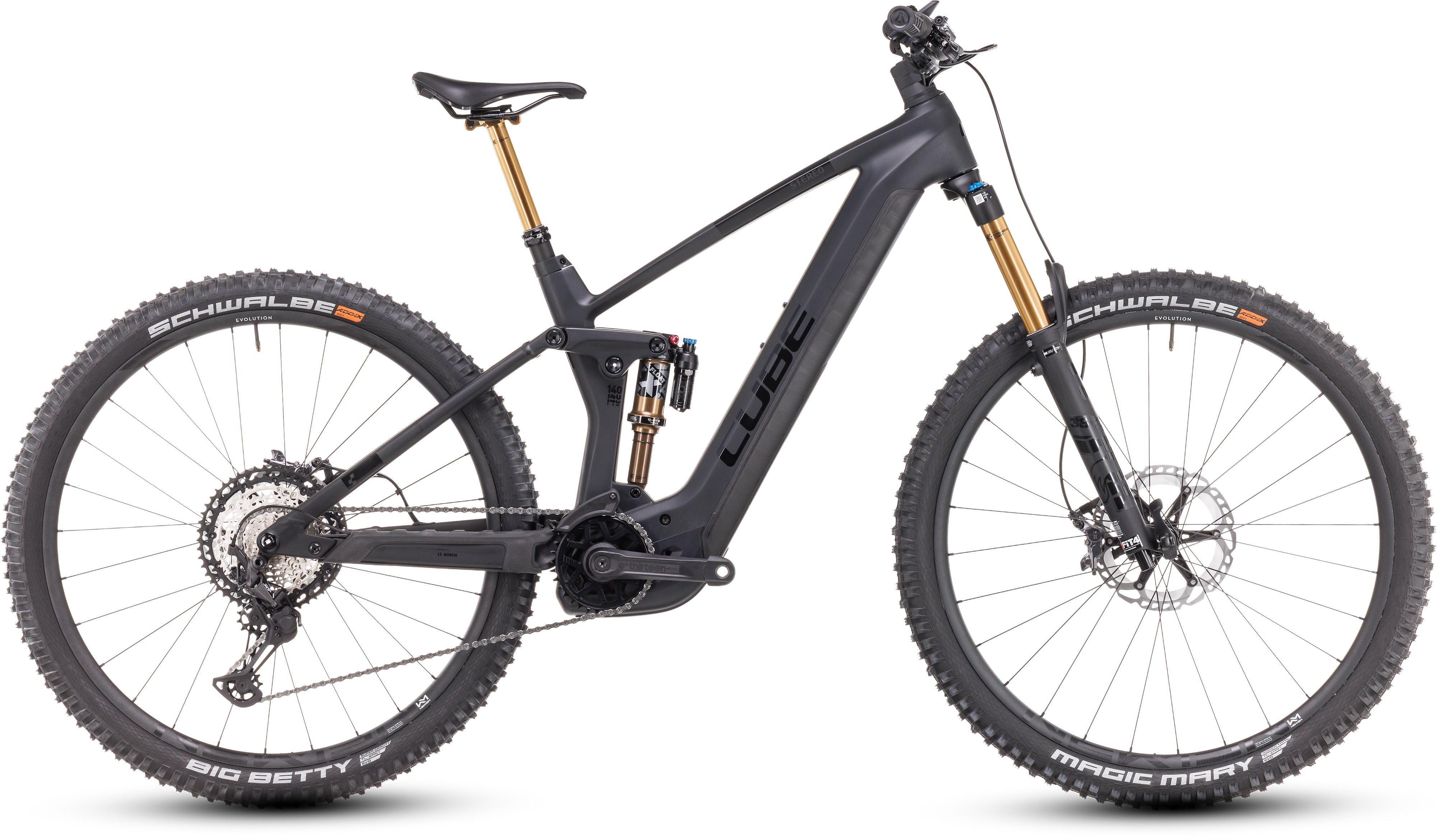 CUBE Stereo Hybrid 140 HPC Actionteam 750 carbon´n´black