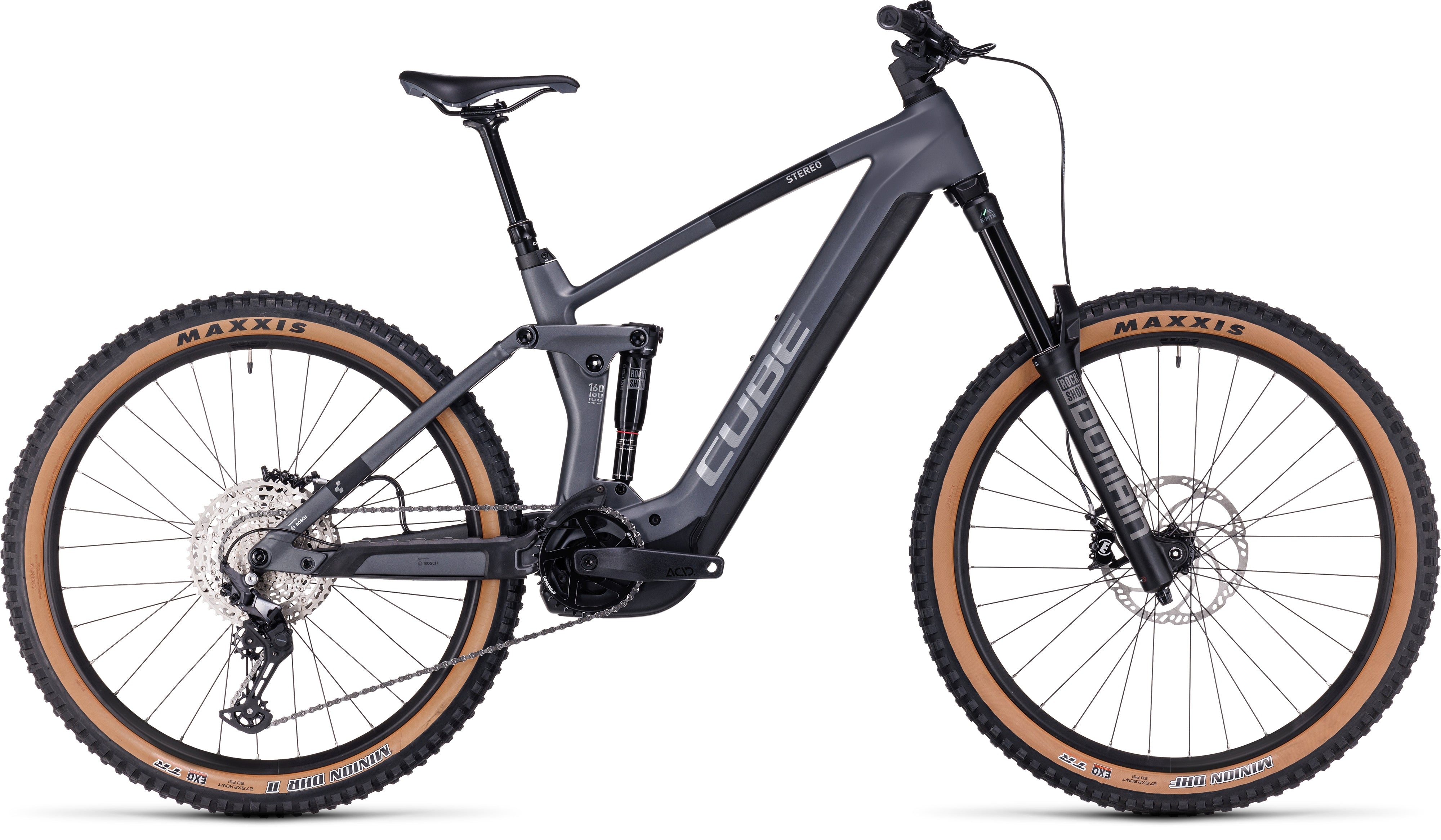 CUBE Stereo Hybrid 160 HPC Race 750 27.5 grey´n´metal