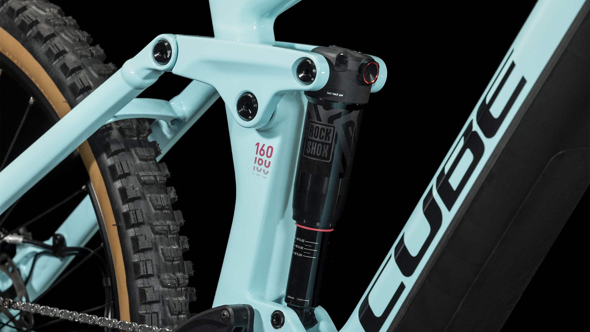 CUBE Stereo Hybrid 160 HPC Race 750 27.5 iceblue´n´black