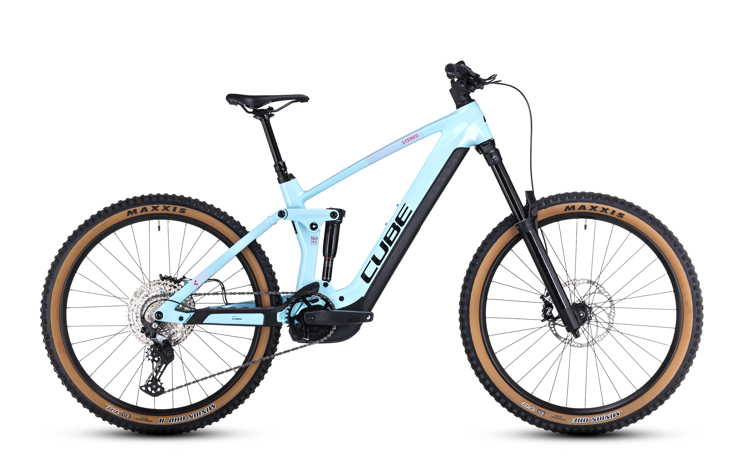 CUBE Stereo Hybrid 160 HPC Race 750 27.5 iceblue´n´black