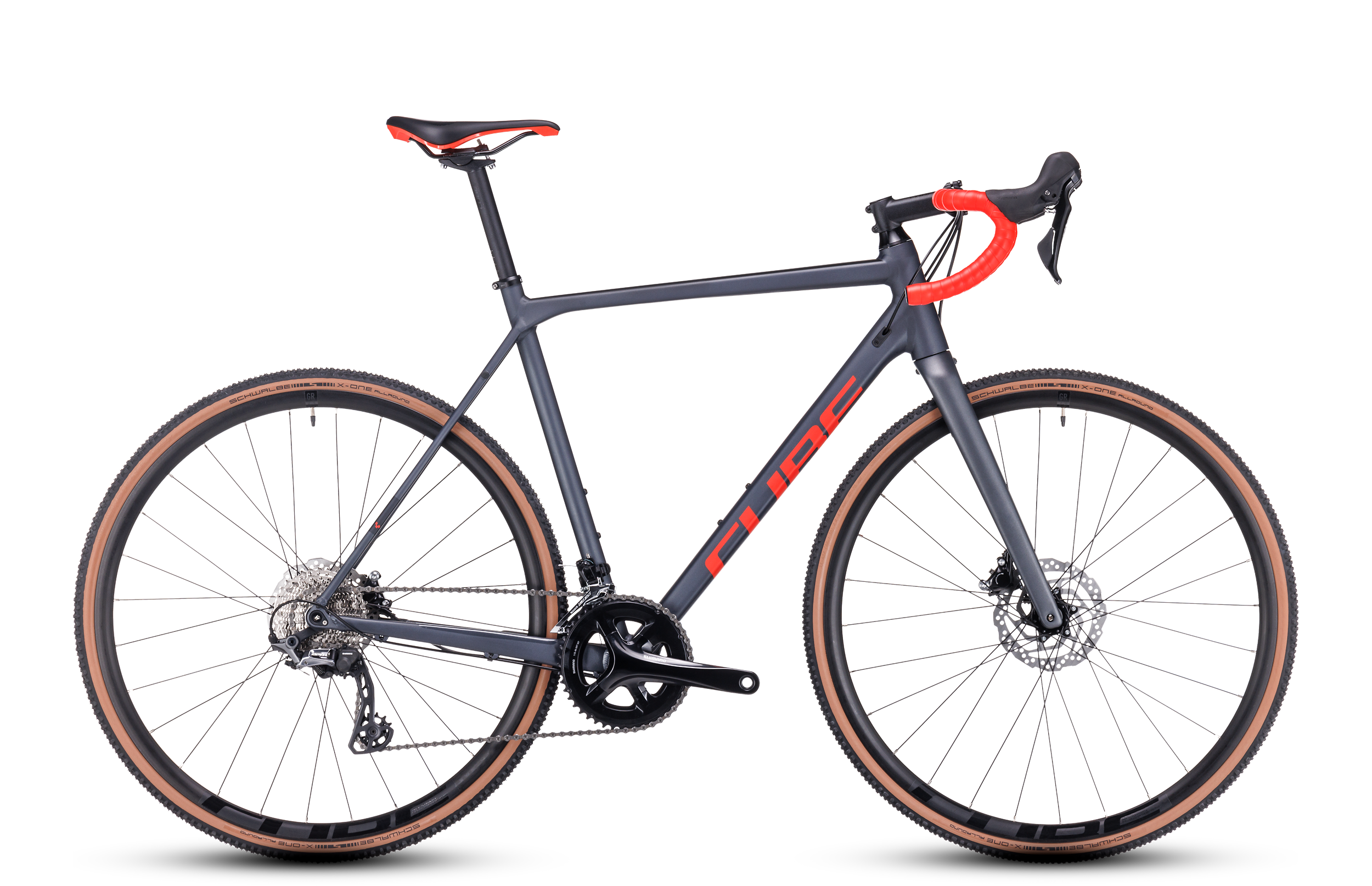 CUBE Cross Race Pro grey´n´red