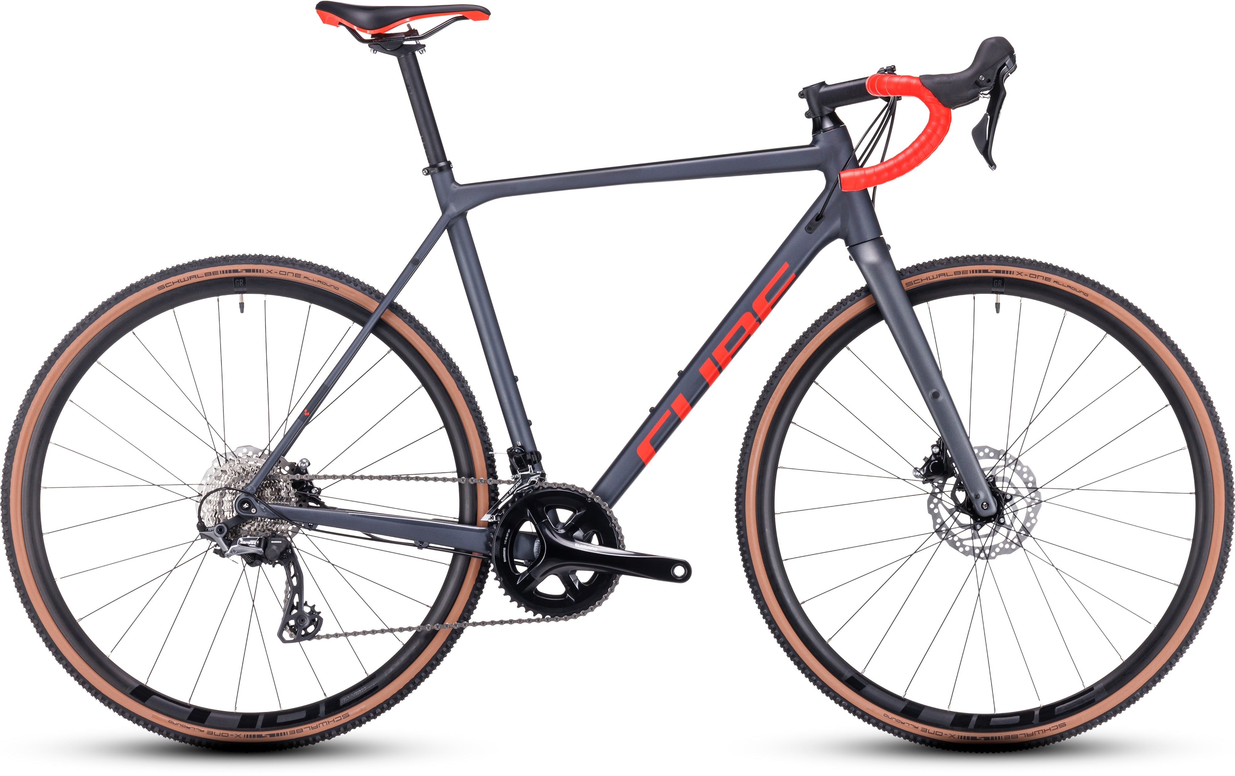 CUBE Cross Race Pro grey´n´red