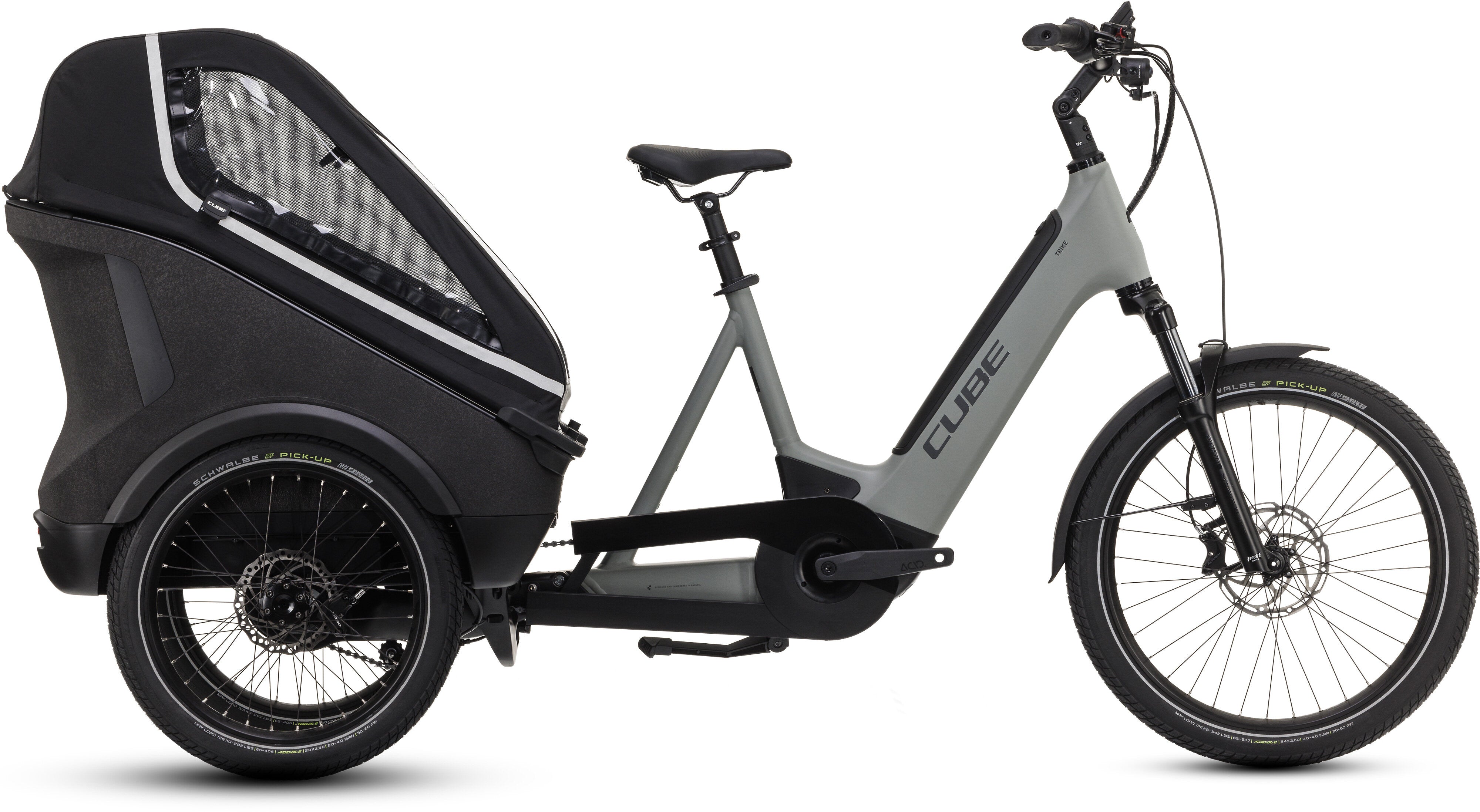 CUBE Trike Family Hybrid 750 swampgrey´n´reflex