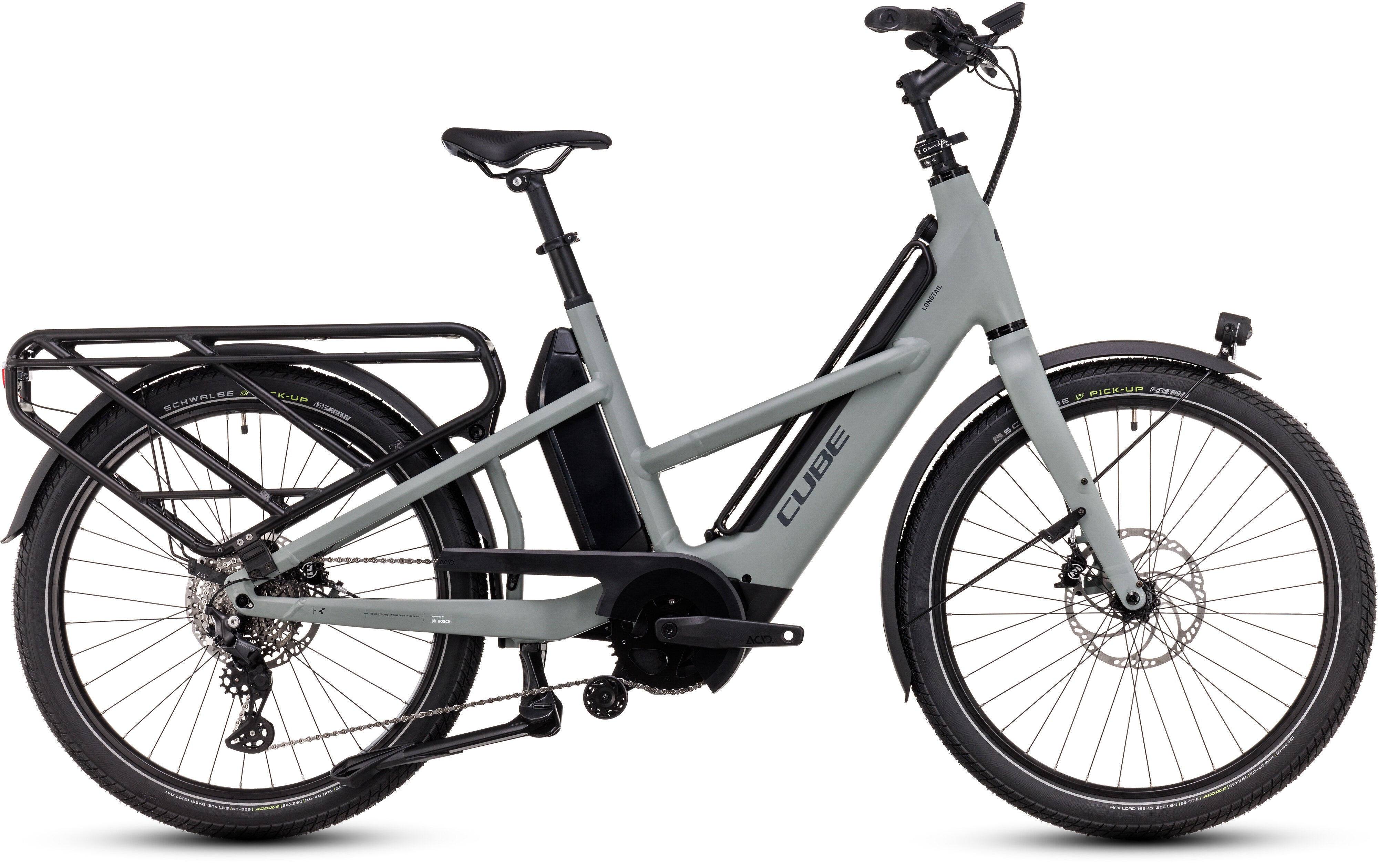 CUBE Longtail Sport Hybrid 725 swampgrey´n´reflex