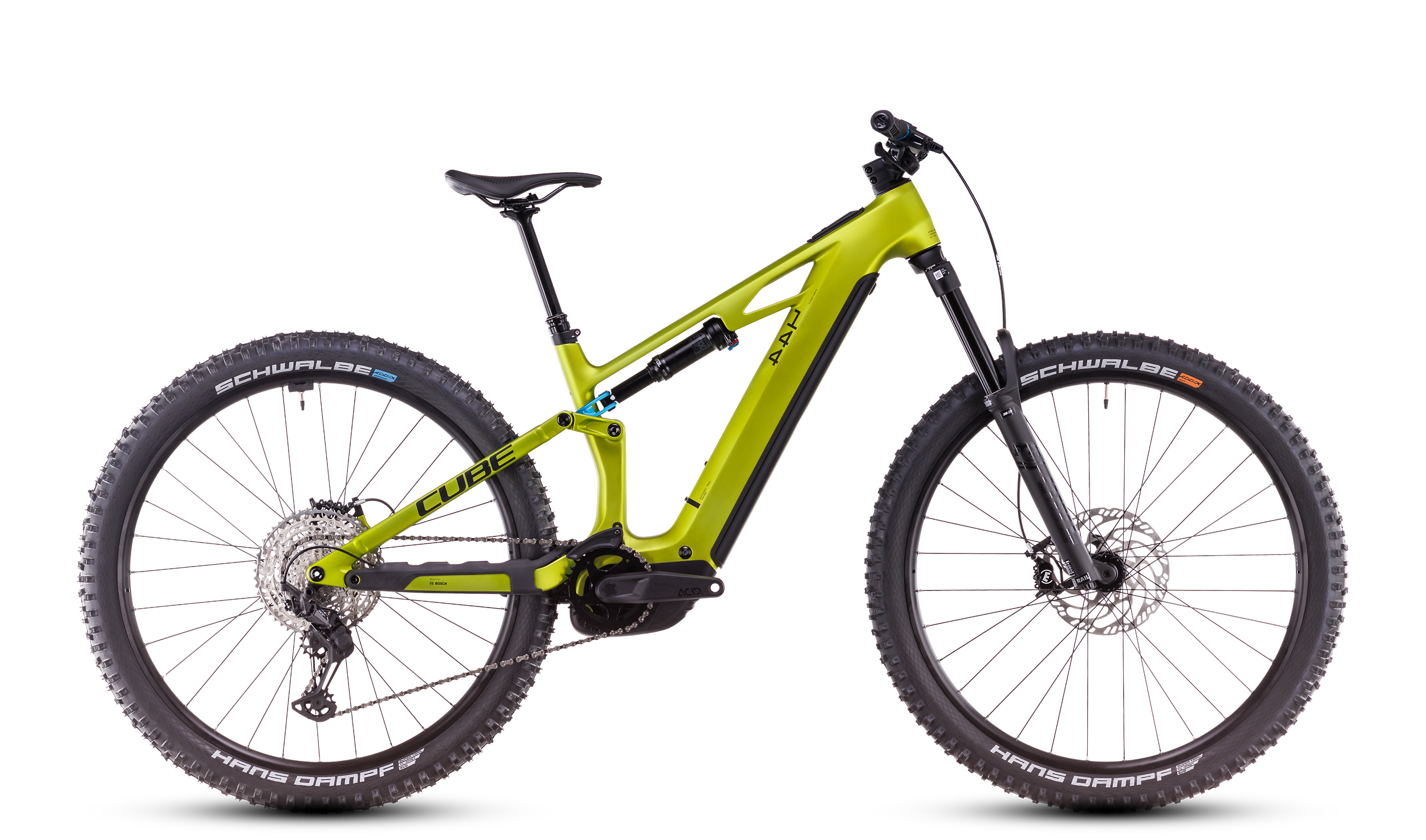 CUBE Stereo Hybrid ONE44 HPC Race 800 flashlime´n´blue