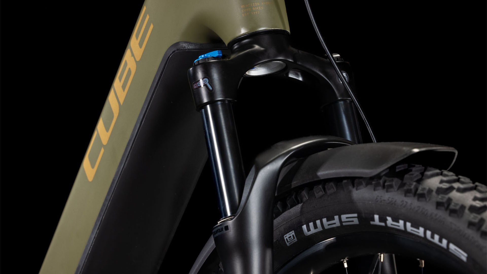 CUBE Reaction Hybrid Pro 600 Allroad dustyolive´n´gold Easy Entry