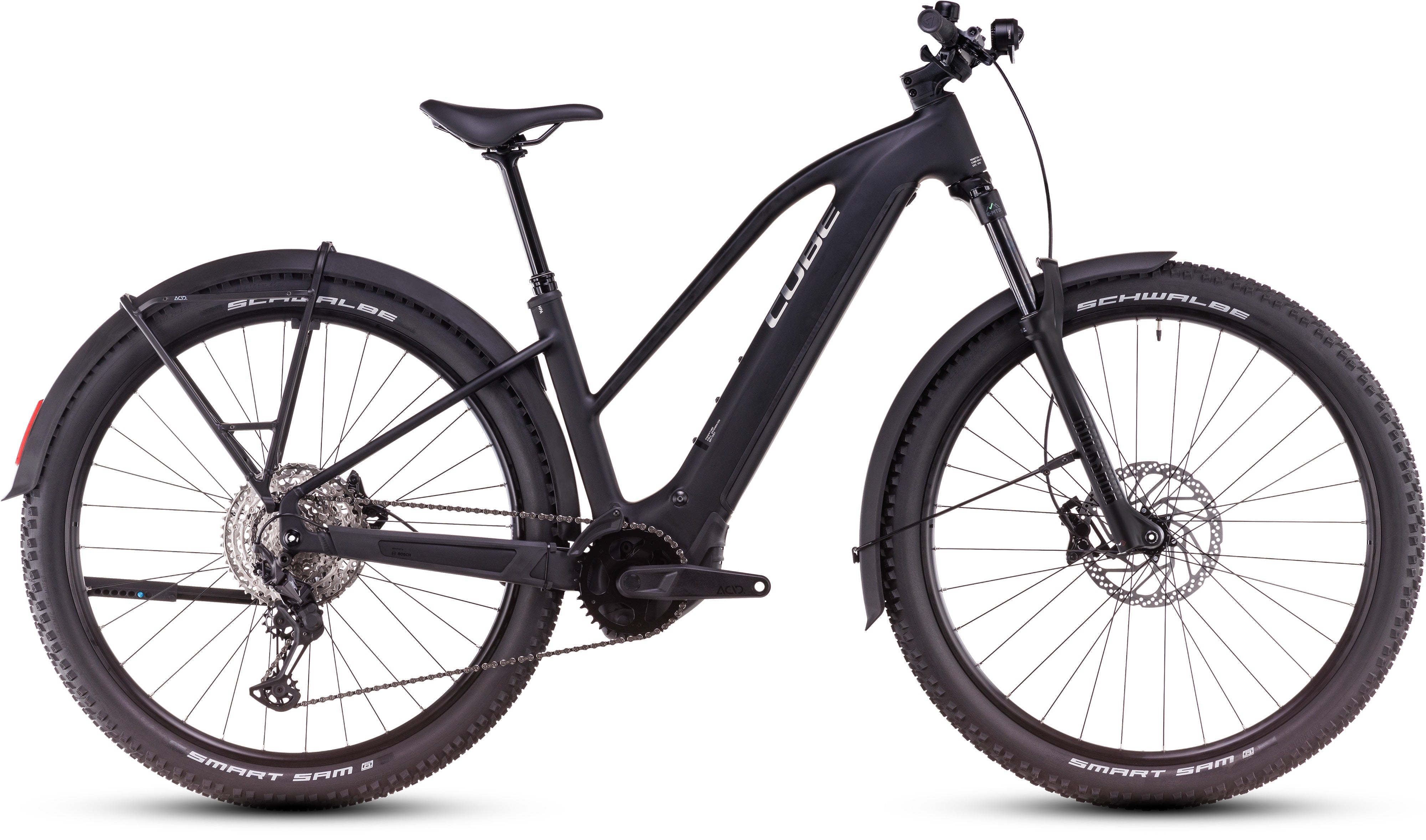 CUBE Reaction Hybrid Race 800 Allroad black´n´metal Trapeze