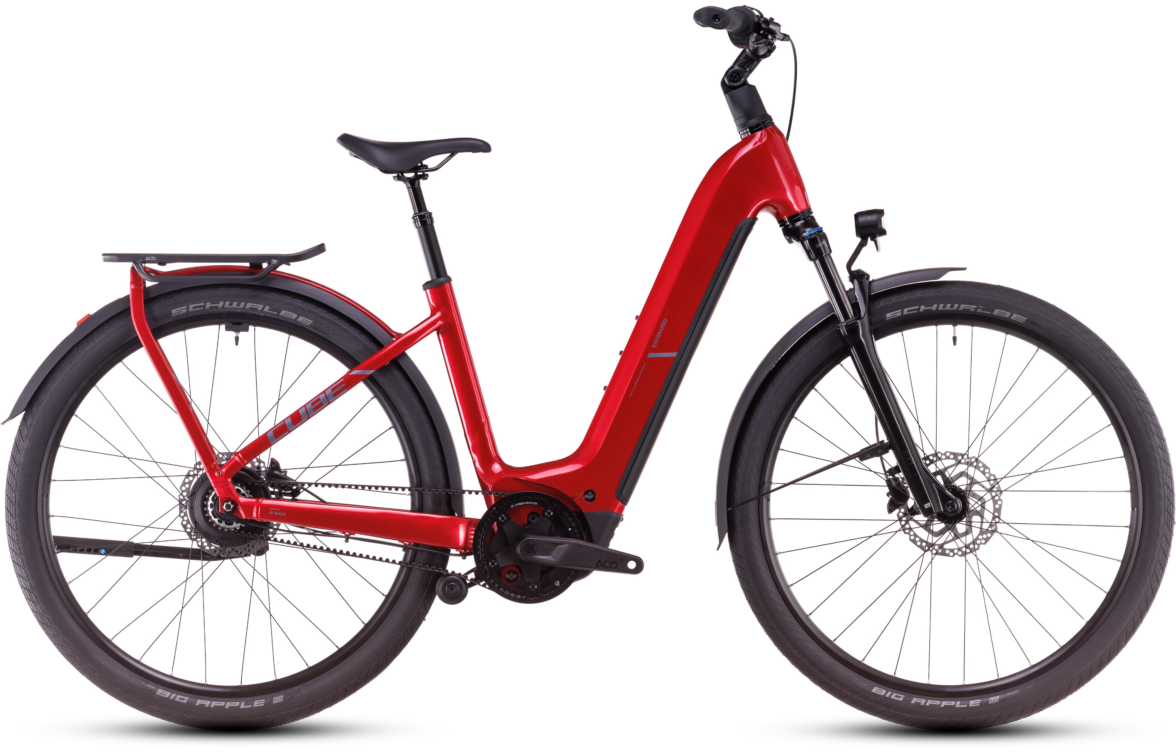 CUBE Kathmandu Hybrid Comfort Pro 800 electricred´n´red Easy Entry