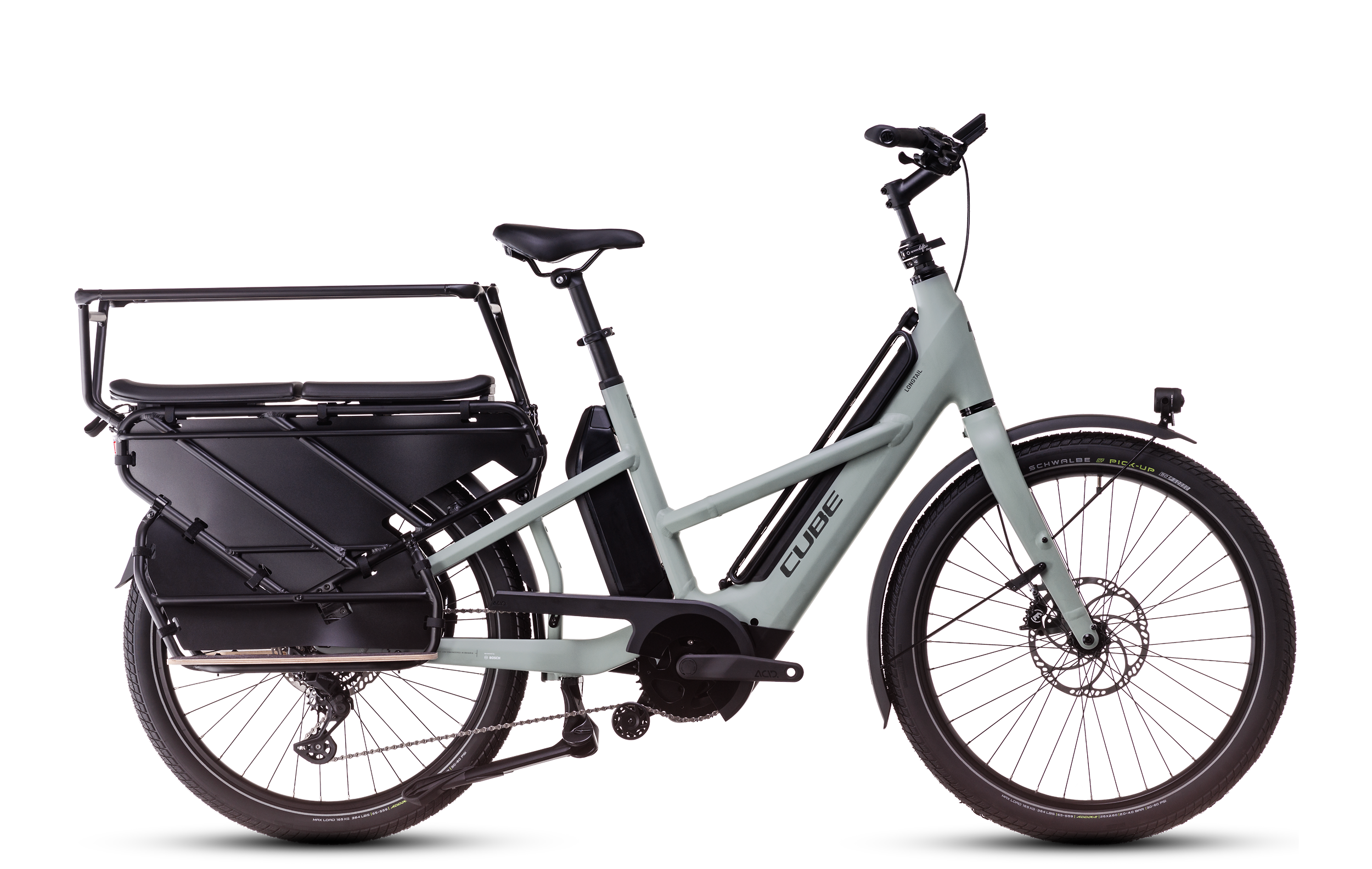 CUBE Longtail Sport Hybrid Family 725 swampgrey´n´reflex