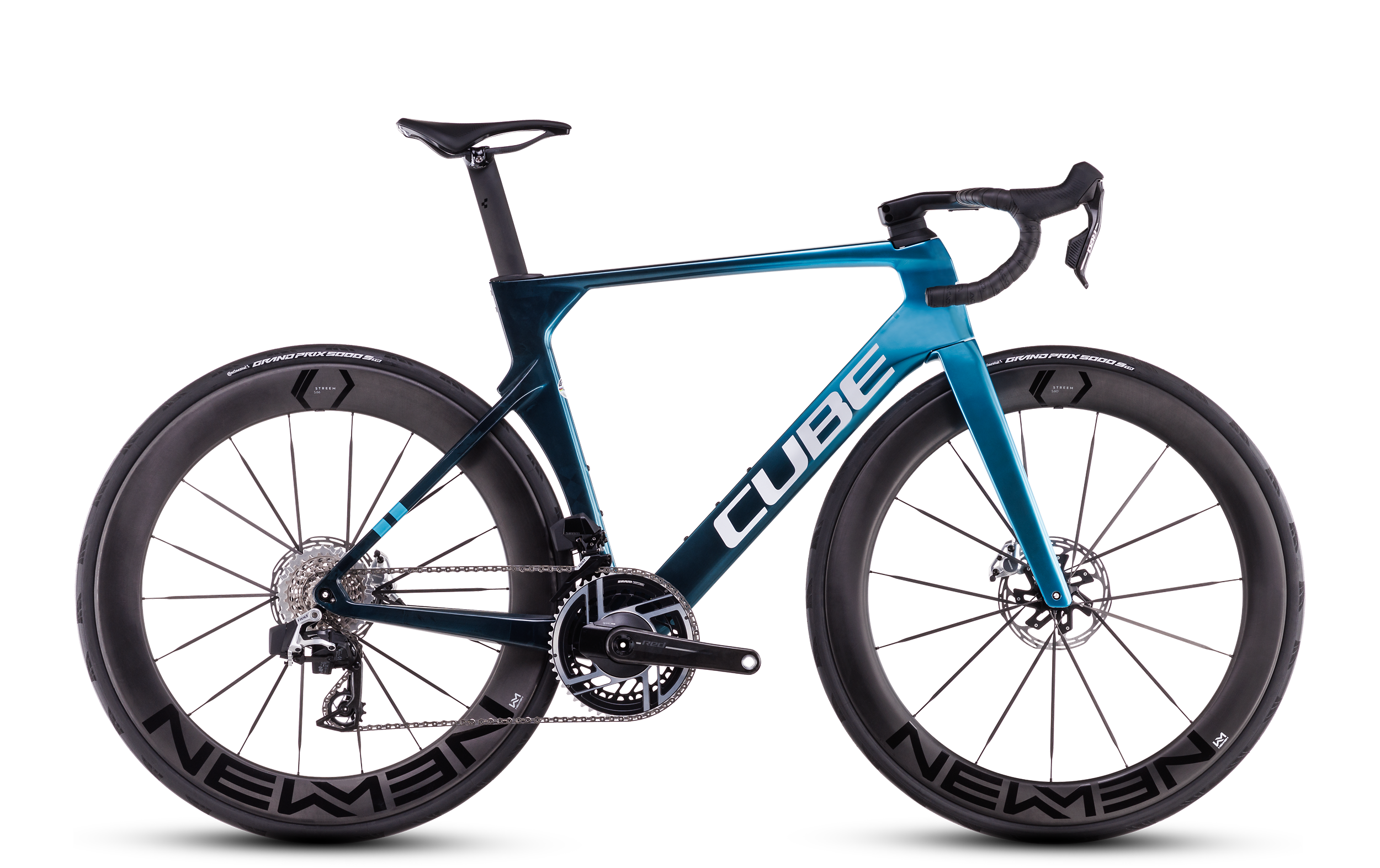 CUBE Litening AERO C:68X SLX chromeblue´n´liquidblue