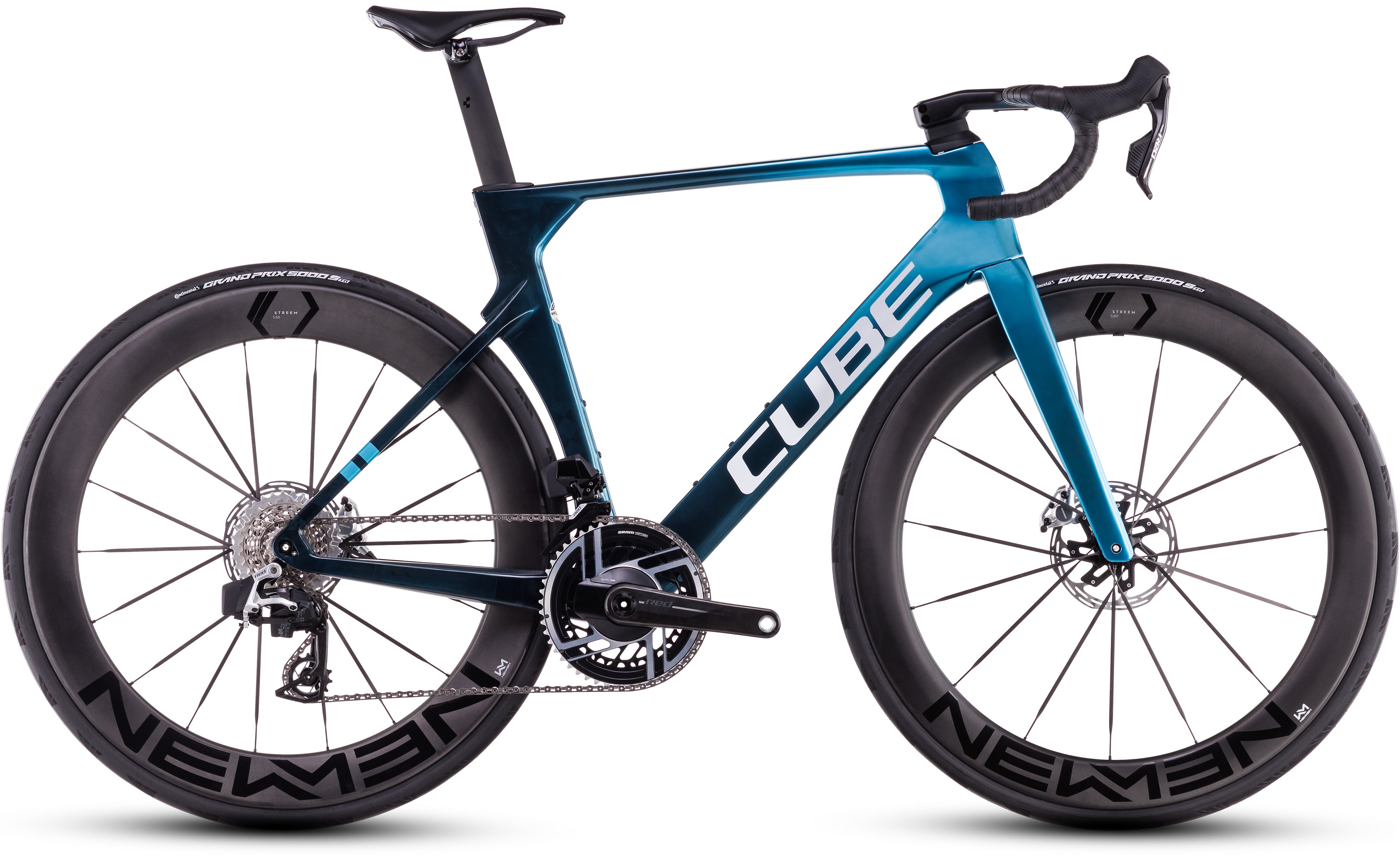 CUBE Litening AERO C:68X SLX chromeblue´n´liquidblue