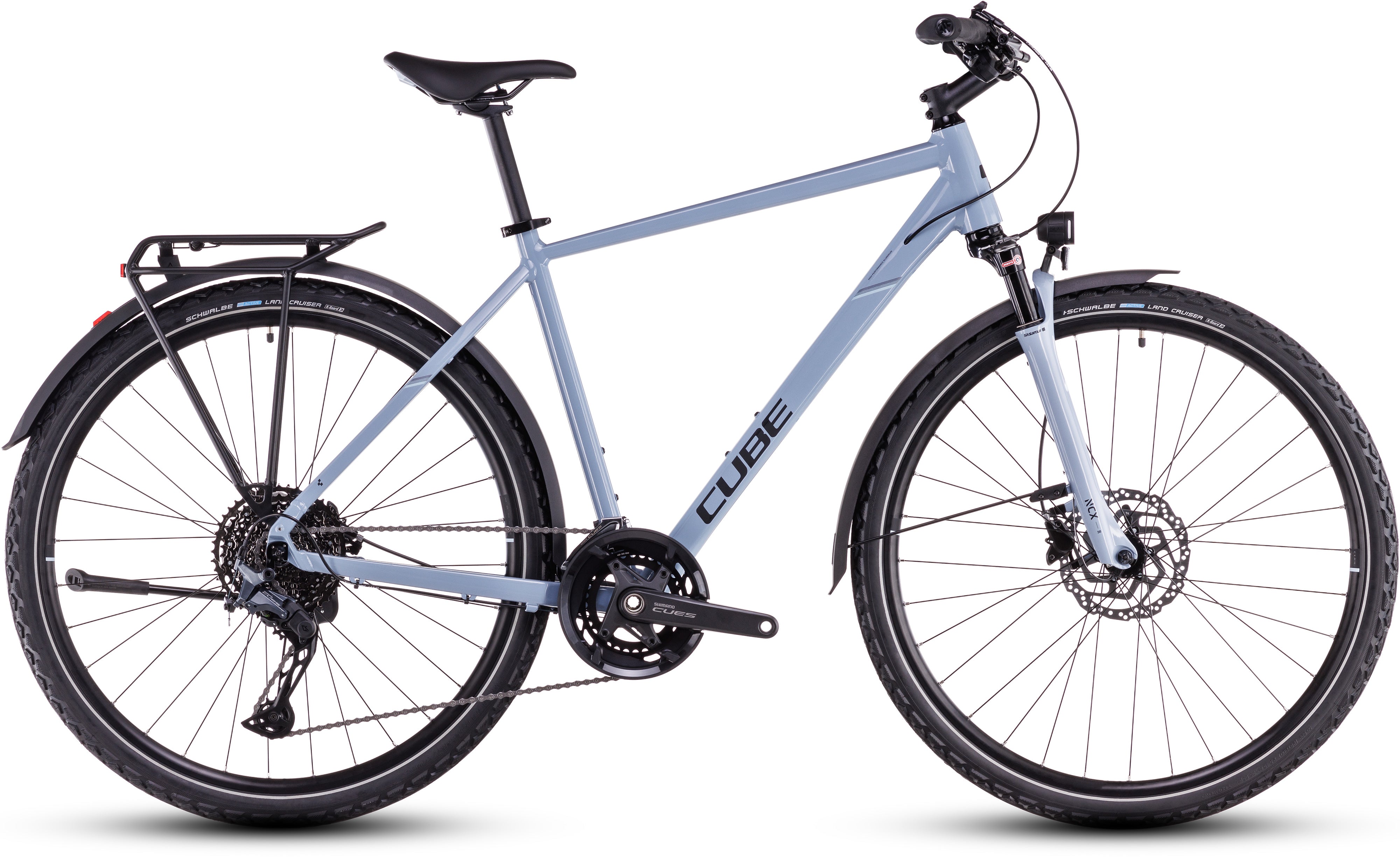 CUBE Nature EXC Allroad pigeonblue´n´black