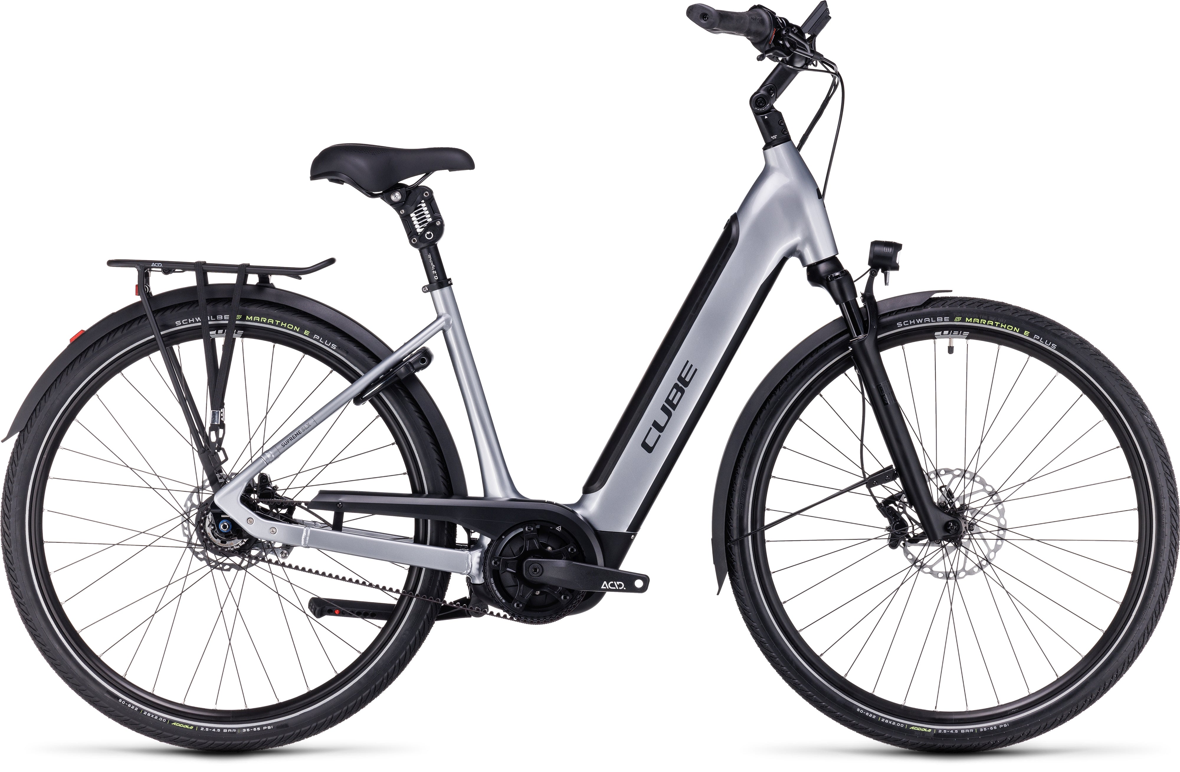 CUBE Supreme RT Hybrid SLX 625 polarsilver´n´black Easy Entry